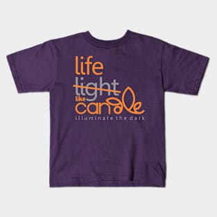 Life like candle Kids T-Shirt